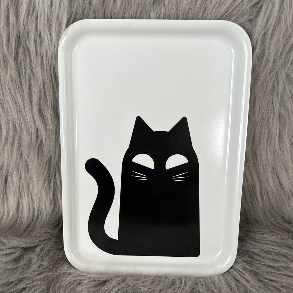 IKEA Black Cat Serving Tray NWT - KUSTFYR